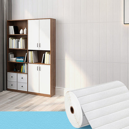 Rynx | Industrial Tin Backsplash Panel Smooth Wall Ceiling Wood Grain Design