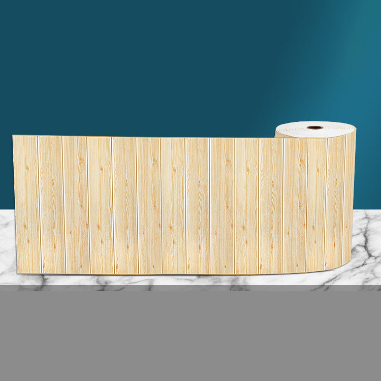 Rynx | Industrial Tin Backsplash Panel Smooth Wall Ceiling Wood Grain Design