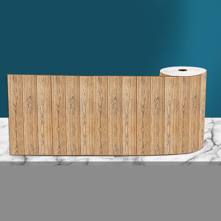 Rynx | Industrial Tin Backsplash Panel Smooth Wall Ceiling Wood Grain Design