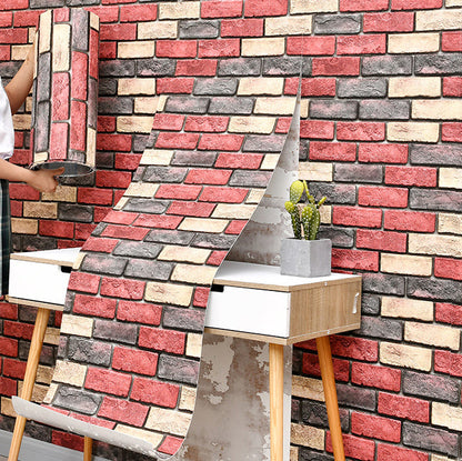 Rynx | Industrial Wall Plank Brick Pattern Bathroom and Living Room Wall Panels