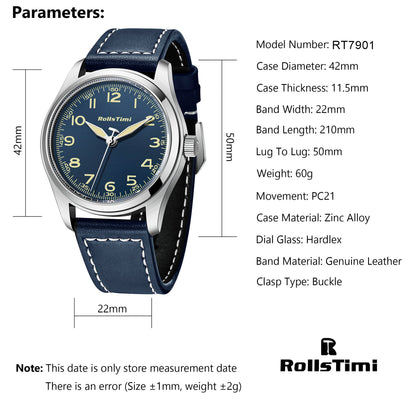Rynx | Rollstimi Men's Luxury Business Quartz Watch