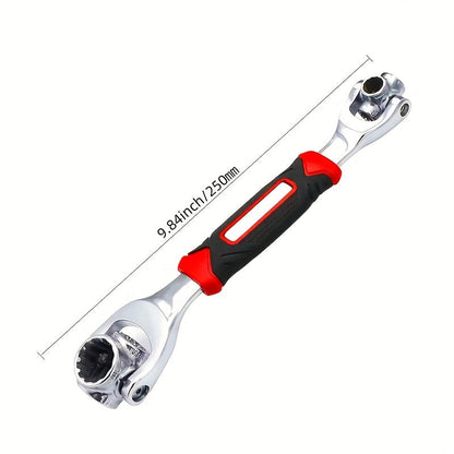 Rynx | 52 in 1 Multi-Functional Socket Wrench Set – 8-19mm Non-Slip Handle with Rotating Bone Design, Universal Wrench Tool