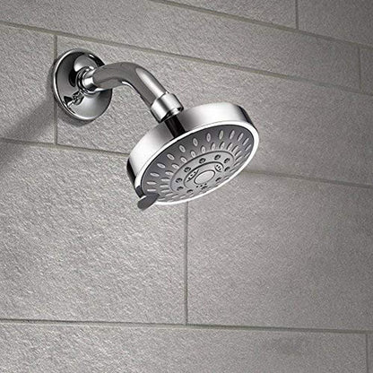 Rynx | Modern Standard 5 Settings Shower Head Round Metal Adjustable Spray Pattern Shower Head