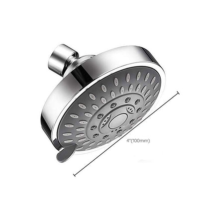 Rynx | Modern Standard 5 Settings Shower Head Round Metal Adjustable Spray Pattern Shower Head