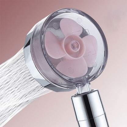 Rynx | Contemporary Shower Head Combination Handheld Shower Plastic Wall Mounted Silver Shower Head
