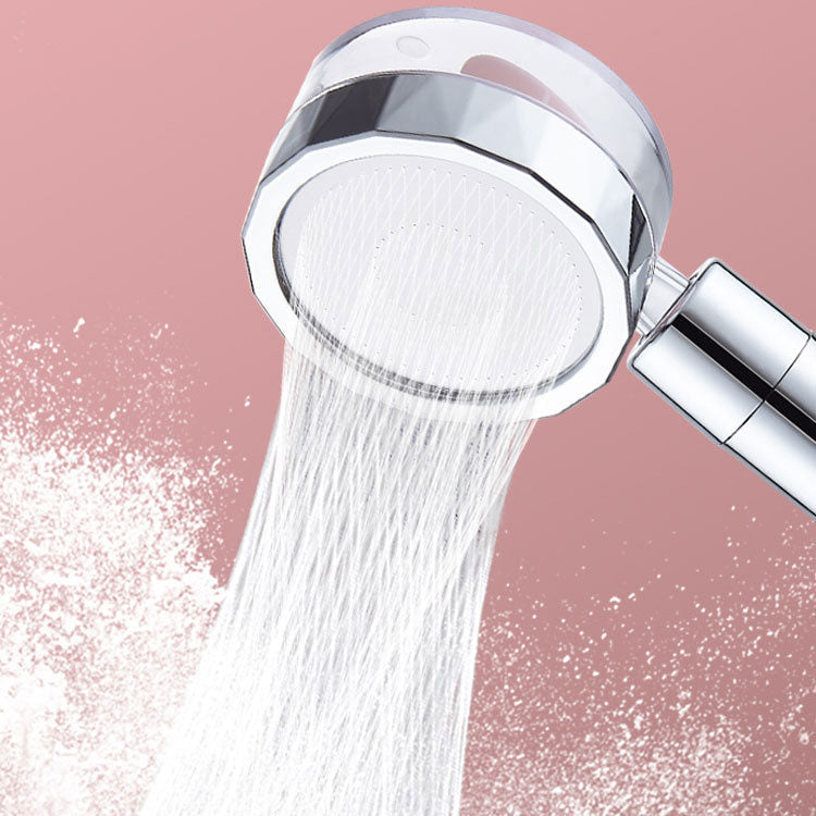 Rynx | Contemporary Shower Head Combination Handheld Shower Plastic Wall Mounted Silver Shower Head
