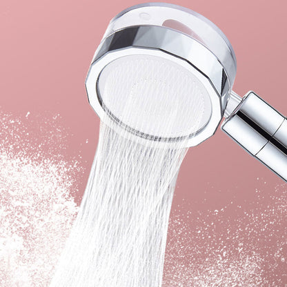 Rynx | Contemporary Shower Head Combination Handheld Shower Plastic Wall Mounted Silver Shower Head