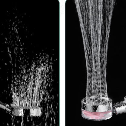 Rynx | Contemporary Shower Head Combination Handheld Shower Plastic Wall Mounted Silver Shower Head