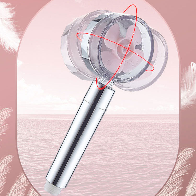 Rynx | Contemporary Shower Head Combination Handheld Shower Plastic Wall Mounted Silver Shower Head