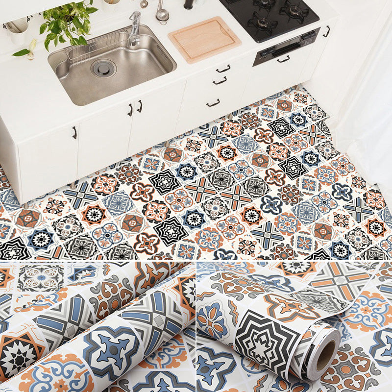 Rynx | Modern PVC Floor Geometric Pattern Peel and Stick Vinyl Plank Floor