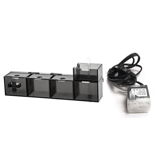 Rynx | 3-in-1 Silent Waterfall Fish Tank Filter Box with Built-in Cleaner
