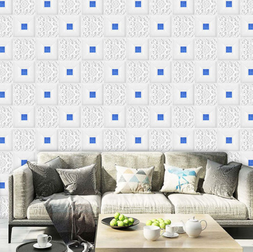 Rynx | Modern Tin Back Wall Covering Smooth Wall Ceiling XPE Cotton Set of 1