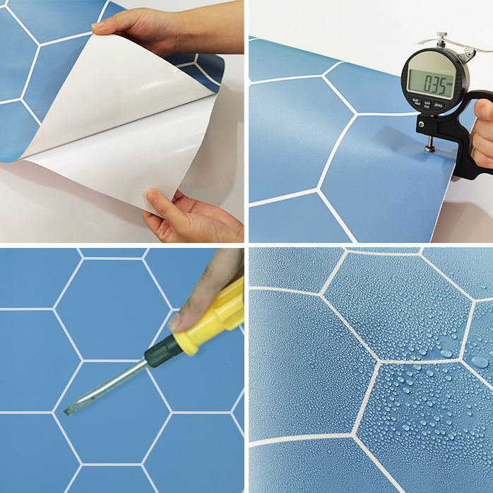 Rynx | Modern PVC flooring Peel and Stick porcelain tile look vinyl plank flooring