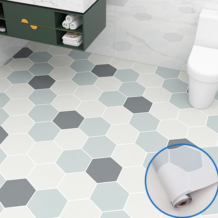 Rynx | Modern vinyl floor planks peel & stick grid print PVC flooring