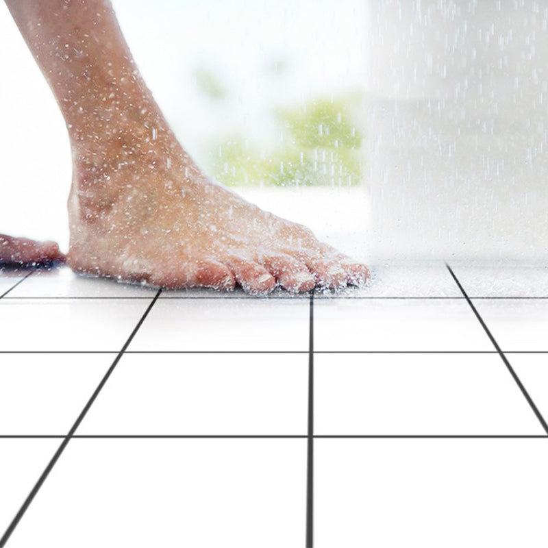 Rynx | Modern vinyl floor planks peel & stick grid print PVC flooring