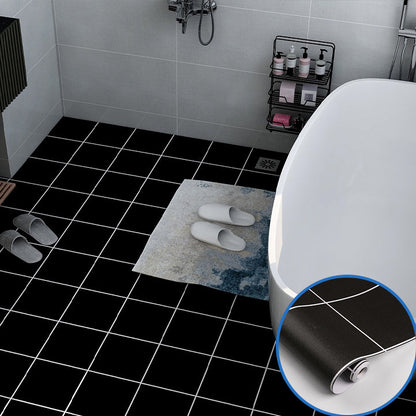 Rynx | Modern vinyl floor planks peel & stick grid print PVC flooring