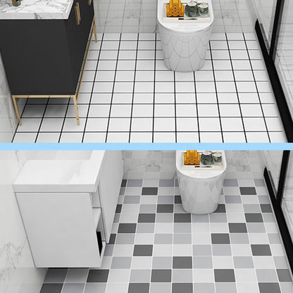 Rynx | Modern vinyl floor planks peel & stick grid print PVC flooring