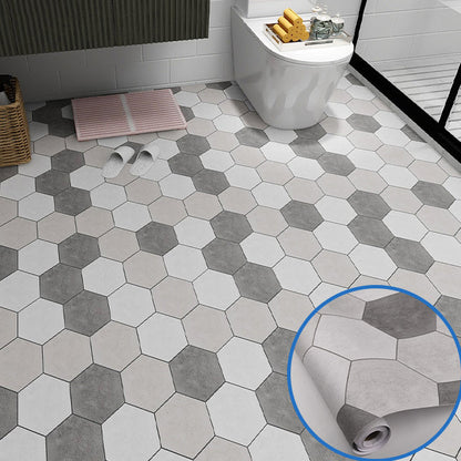 Rynx | Modern vinyl floor planks peel & stick grid print PVC flooring