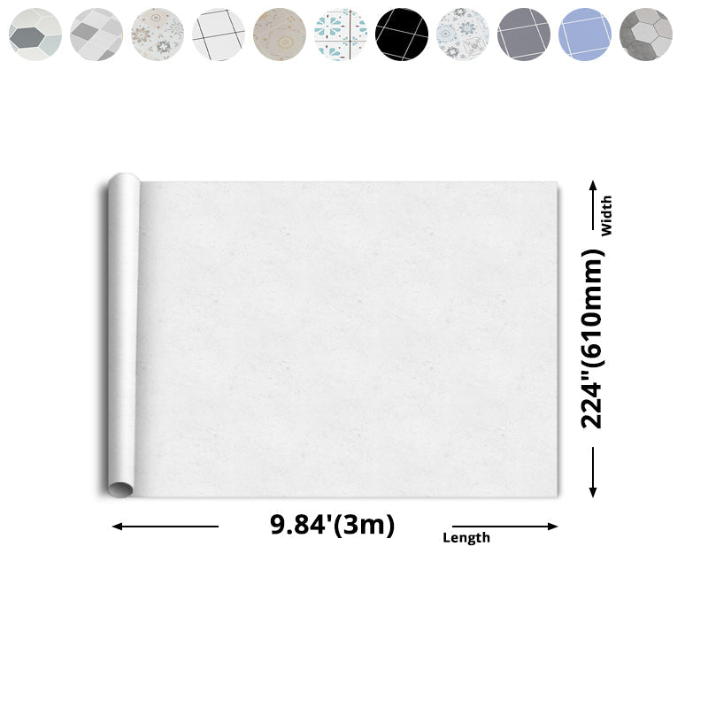Rynx | Modern vinyl floor planks peel & stick grid print PVC flooring