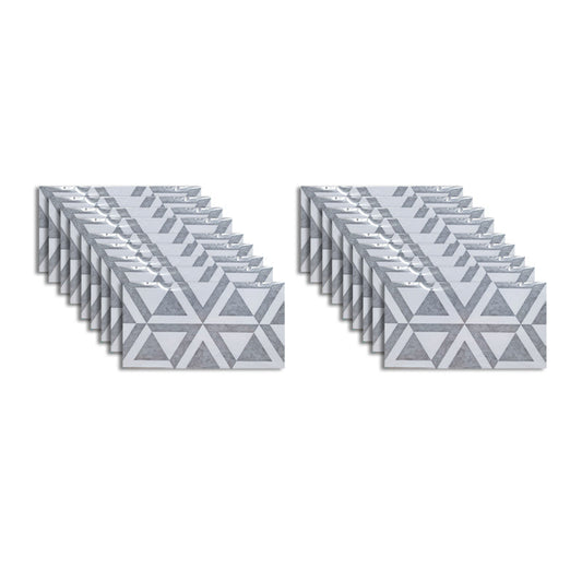 Rynx | PVC Peel & Stick Tile Kitchen waterproof splash guard Peel and Stick Wall Tile Set of 18
