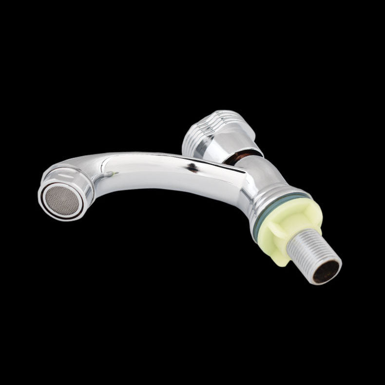 Rynx | Modern Bathroom Faucet Chrome Knob Handle with Water Hose Basin Faucet