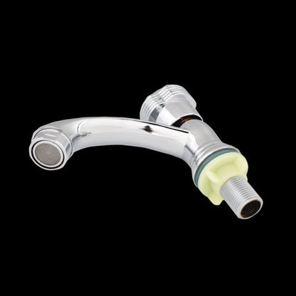 Rynx | Modern Bathroom Faucet Chrome Knob Handle with Water Hose Basin Faucet