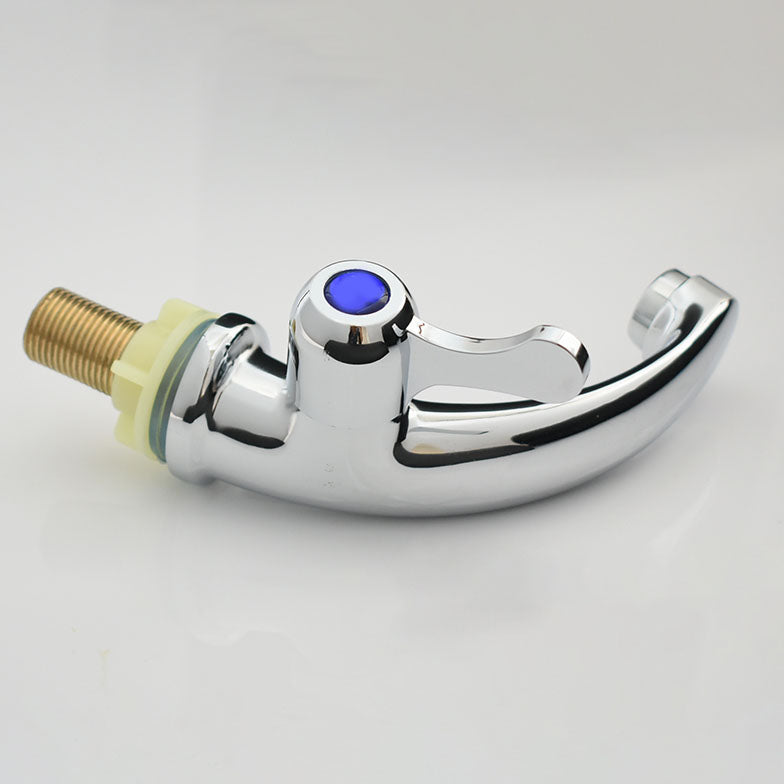 Rynx | Modern Bathroom Faucet Chrome Knob Handle with Water Hose Basin Faucet
