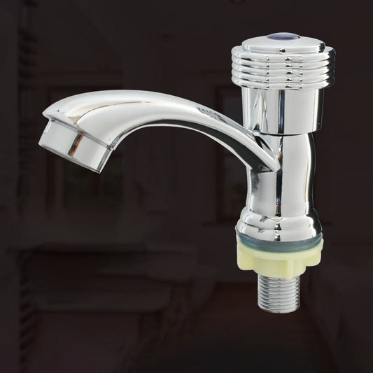 Rynx | Modern Bathroom Faucet Chrome Knob Handle with Water Hose Basin Faucet