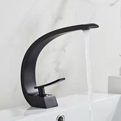 Rynx | 17 cm High Basin Faucet Luxury 1 Hole Basin Faucet Cubic Bathroom Faucet