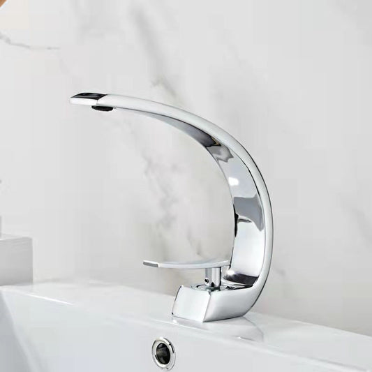 Rynx | 17 cm High Basin Faucet Luxury 1 Hole Basin Faucet Cubic Bathroom Faucet