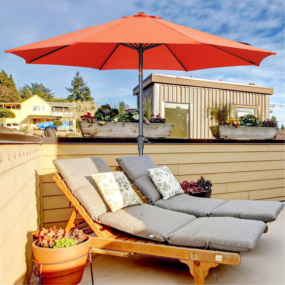 Rynx | 7.5FT Patio Umbrella with Push Button Tilt and Crank
