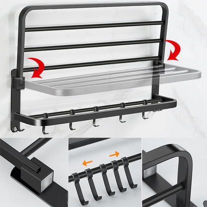 Rynx | Matte black bathroom accessory set Modern bathroom accessory hardware set