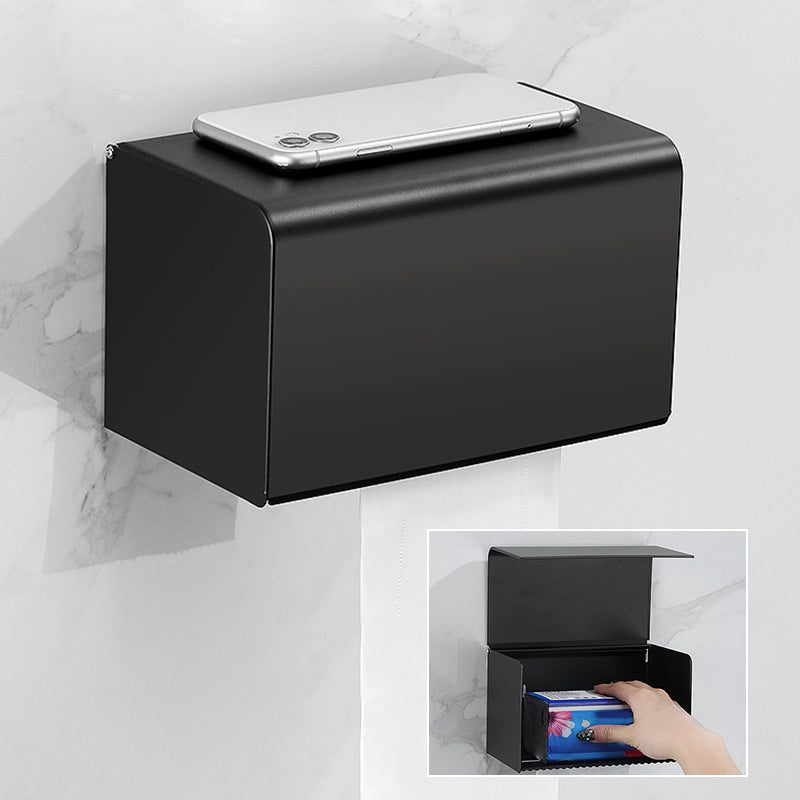 Rynx | Matte black bathroom accessory set Modern bathroom accessory hardware set