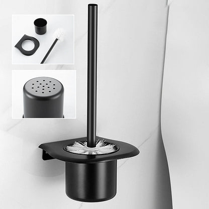 Rynx | Matte black bathroom accessory set Modern bathroom accessory hardware set