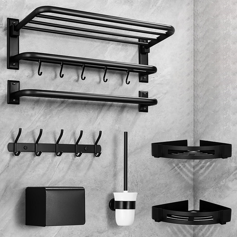 Rynx | Matt Black Bathroom Accessory Set Modern Bathroom Accessory as Individual Piece or as Set