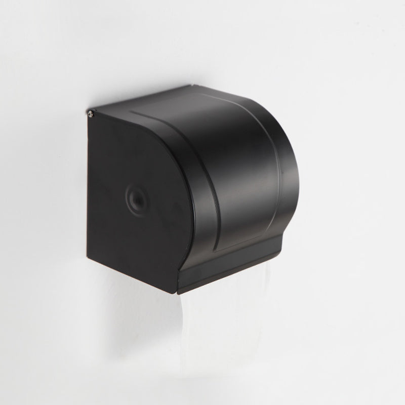 Rynx | Modern Matt Black Bathroom Shelf Paper Holder Bathroom Accessory Set