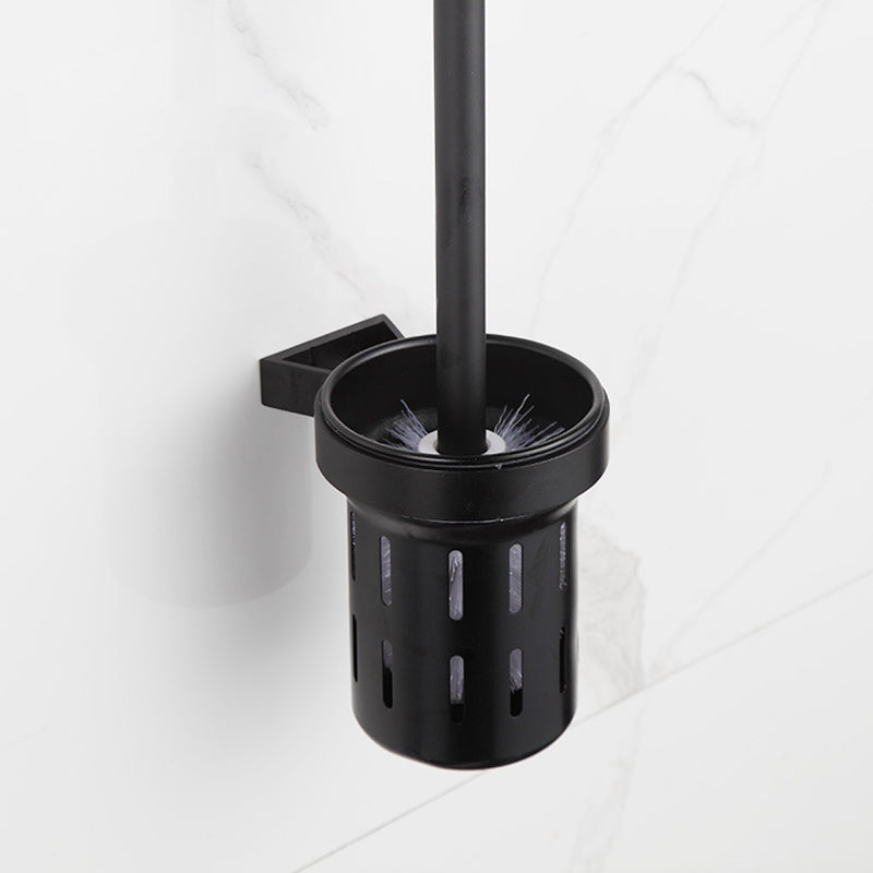 Rynx | Modern Matt Black Bathroom Shelf Paper Holder Bathroom Accessory Set