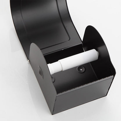 Rynx | Modern Matt Black Bathroom Shelf Paper Holder Bathroom Accessory Set