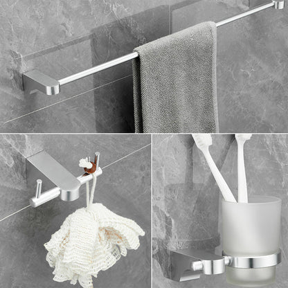 Rynx | 6-piece Chrome Bathroom Accessory as Individual Piece or as Set with Towel Ring Bar