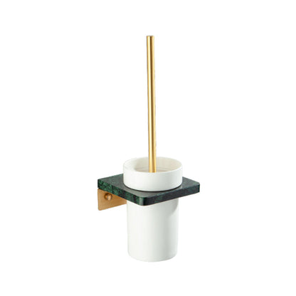 Rynx | Golden Bath Hardware Set Brass & Marble Bathroom Accessories Set