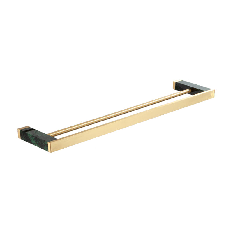 Rynx | Golden Bath Hardware Set Brass & Marble Bathroom Accessories Set