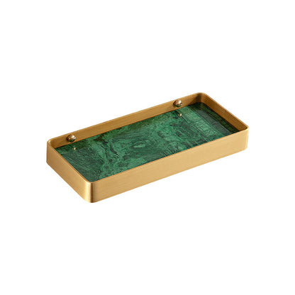 Rynx | Golden Bath Hardware Set Brass & Marble Bathroom Accessories Set