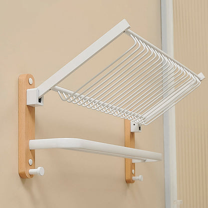 Rynx | Aluminium and Wood Bath Accessories Set White Bathroom Accessories Kit