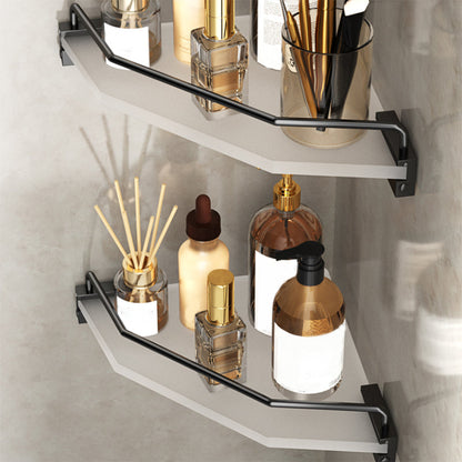 Rynx | Modern Bathroom Accessory Set Bathroom Shelf Towel Holder Black Bathroom Accessory Set