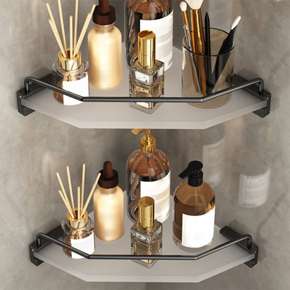 Rynx | Modern Bathroom Accessory Set Bathroom Shelf Towel Holder Black Bathroom Accessory Set