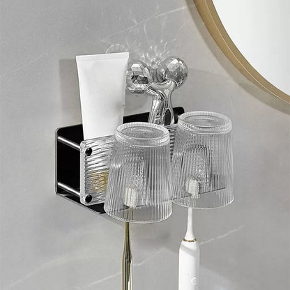 Rynx | Modern Bathroom Accessory Set Bathroom Shelf Towel Holder Black Bathroom Accessory Set