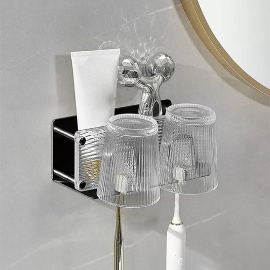 Rynx | Modern Bathroom Accessory Set Bathroom Shelf Towel Holder Black Bathroom Accessory Set