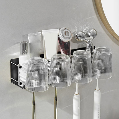 Rynx | Modern Bathroom Accessory Set Bathroom Shelf Towel Holder Black Bathroom Accessory Set