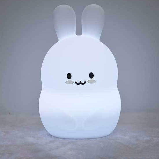 Rynx | Modern Creative Sweet Rabbit Pat Silicone USB LED Night Light Table Lamp