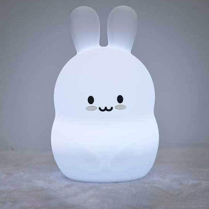 Rynx | Modern Creative Sweet Rabbit Pat Silicone USB LED Night Light Table Lamp